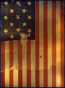 Star_Spangled_Banner_Flag_on_display_at_the_Smithsonian's_National_Museum_of_History_and_Technology,_around_1964