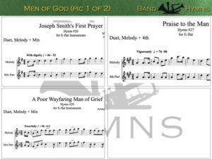 Men of God, pic of sheet music 1 of 2, E-flat