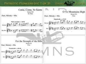 Patriotic Pioneers, pic of music, 1 of 3, Flute