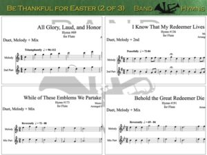 Be Thankful for Easter, pic of music, 2 of 3, Flute