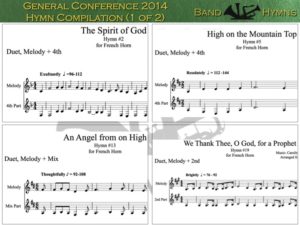 General Conference 2014, pic of music, 1 of 2, French Horn