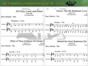 Be Thankful for Easter, pic of music, 2 of 3, French Horn