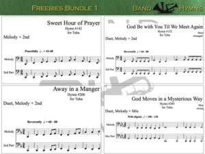 Freebies Bundle 1, pics of music in compilation, 1 of 1, tuba
