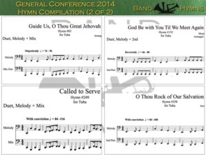 General Conference 2014, pics of music in compilation, 2 of 2, tuba