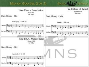 Men of God, pics of music in compilation, 2 of 2, tuba